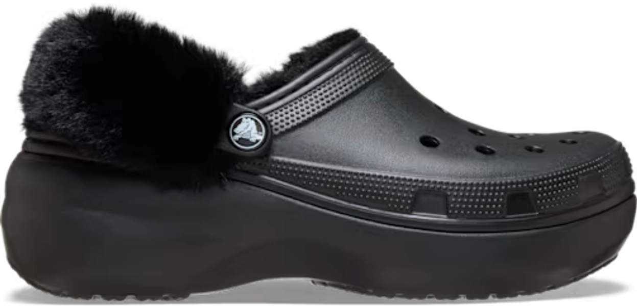 Classic Platform Fuzz Lined Clog