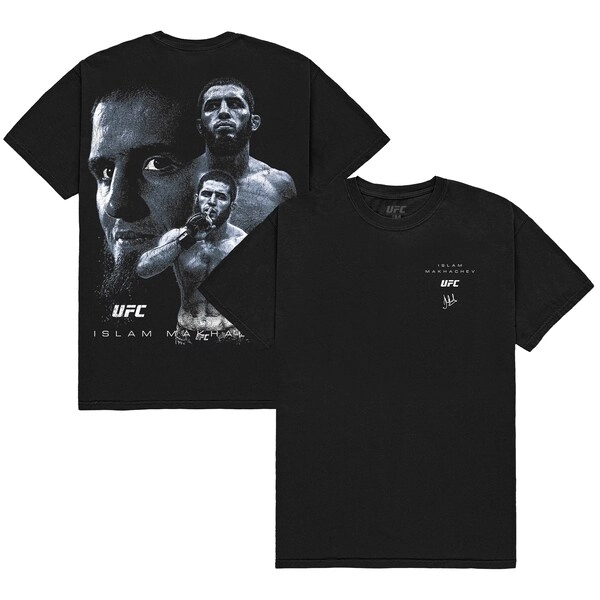 Men's Black Islam Makhachev UFC 322 Graphic T-Shirt