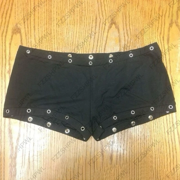 Pore decoration Harajuku Goth Y2K Shorts Chic Hip Hop Crop Shorts Streetwear Punk Unique Hot pants Casual Rock Pants Spicy Girls - AliExpress 200000345