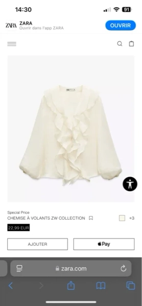 haut zara
