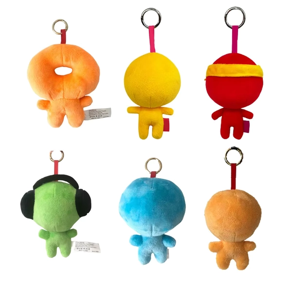 Popular 10cm Youtooz Alan Becker Plush Keychain Game Cartoon Stuffed Doll Cute Alan Becker Toy Kawaii Children's Birthday Gift