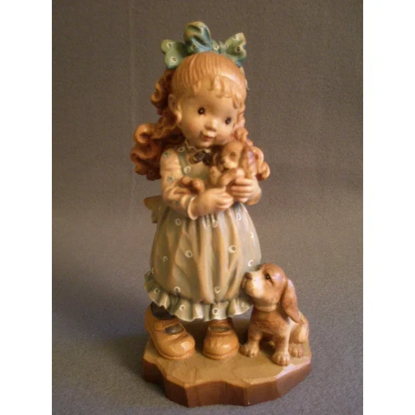Anri of Italy "Our Puppy"Limited Carving 50/2000 by Sarah Kay