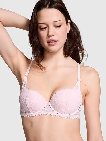 Women's Pink Wink Push-Up Balconette Bra