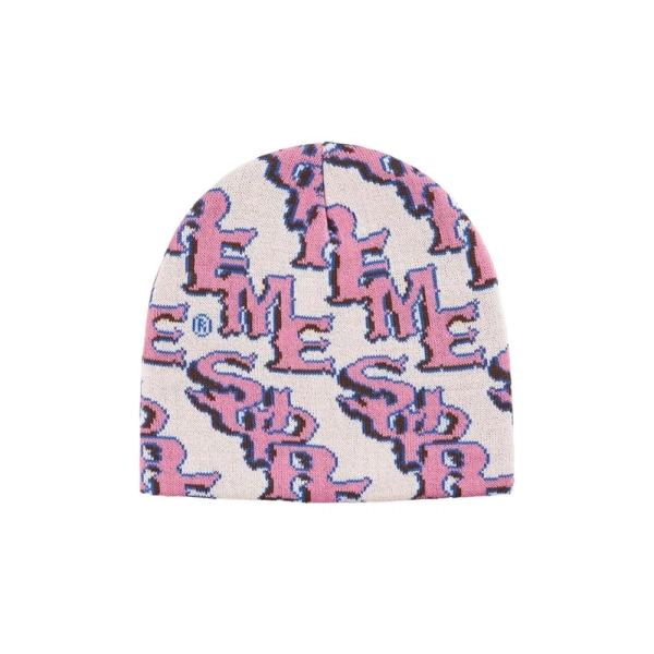 Slanted Gothic Outline Beanie