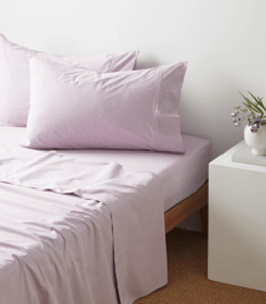 Australian Cotton 250 Thread Count Fitted Sheet - Iris