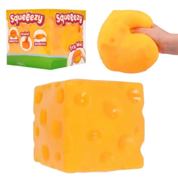 2026 Cheese Squishy, Cheese Squishies Stress, 3.9-Inch
