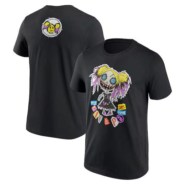 WWE Alexa Bliss Play & Pain T-Shirt - Black - Mens