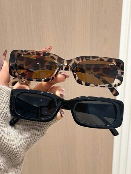 2pcs Vintage Ins Style Popular Design Never Outdated Best Friend Style Elegant Women Fashion Glasses Combination For Daily Life,Appointment Outfits,Street Snap Decoration Suitable For All Face Shapes