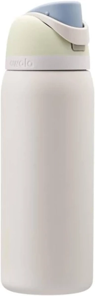 "owala Freesip Insulated Stainless Steel Water 32 Ounces, Angel Food