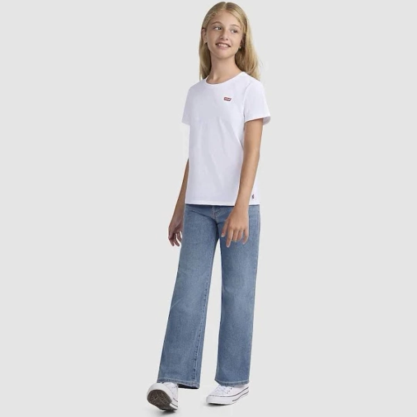 Levi's Big Girls Vintage-Like Mid Rise Wide Leg Jeans