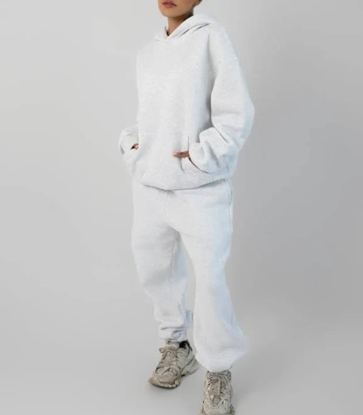 Comfrt Signature Sweatpants | Light Heather Grey | Oversized | M | Medium