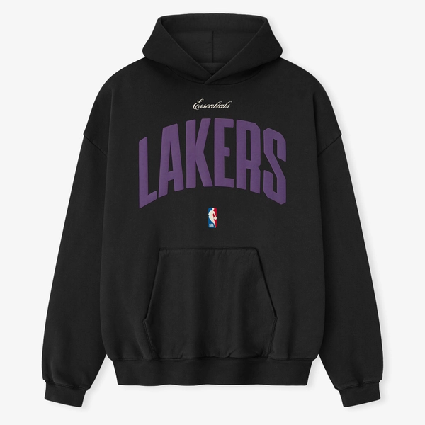 Unisex Los Angeles Lakers Fear of God x NBA Black 90's Hoodie