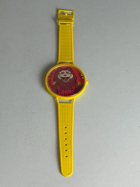 Vintage Showbiz Pizza Place Child-Size Billy Bob puzzle game watch 80s Very rare