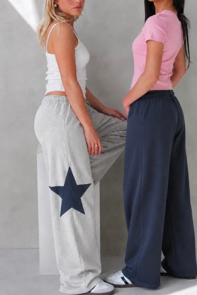 Wide-leg Jogginghose Stern