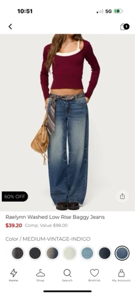 low rise baggy jeans
