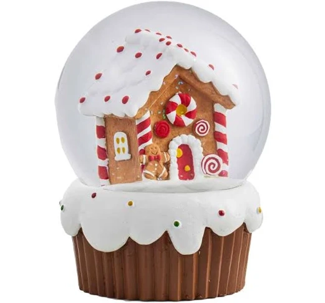 Baking Spirits Gingerbread House Water Globe