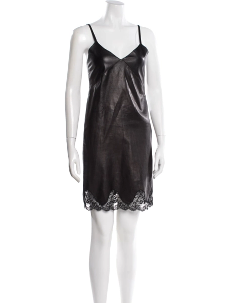 Leather Mini Dress
