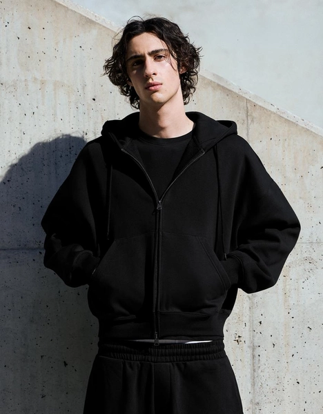 Kapuzen-Sweatshirt mit Reißverschluss