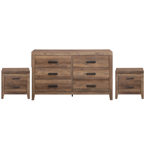 Millwood Pines 3-Piece Vintage Bedroom Set With 2 Nightstands And A Dresser & Reviews | Wayfair