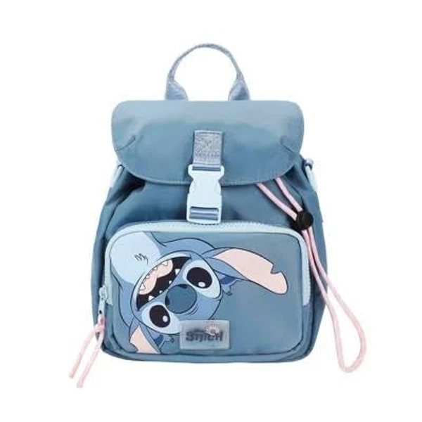 Bioworld Lilo & Stitch Upside-Down Stitch Blue Mini Backpack