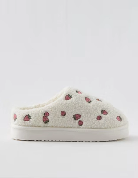Aerie Sherpa Scuff Slippers