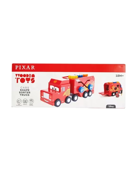 Disney Pixar Cars Wooden Toys Shape Sorter Truck - Cars - One Size