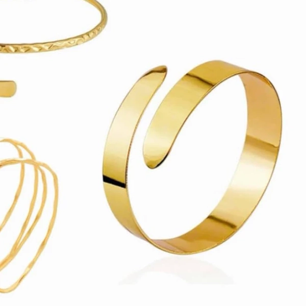 Dainty Gold Arm Cuff for Women Minimalist Arm Cuff Trendy Arm Cuff Upper Arm Simple Delicate Armband Thin Arm Bracelet Jewelry Gift