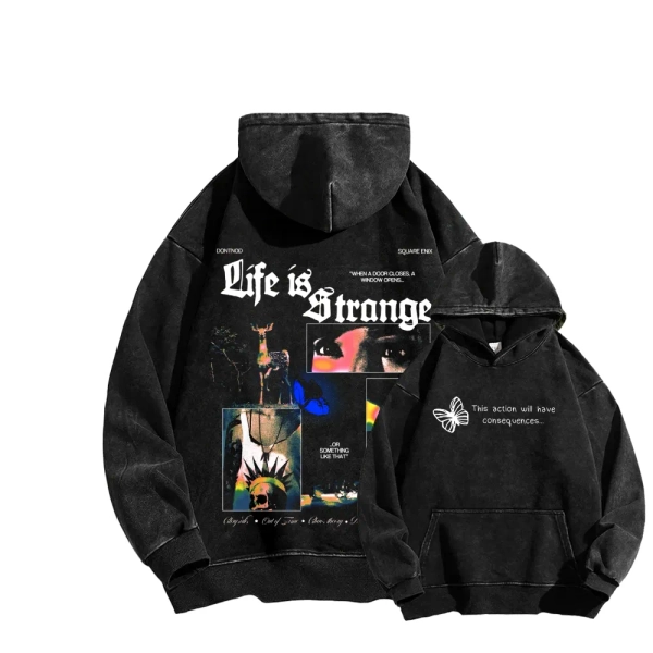 Life Is Strange Unisex Washed Hoodie 2512015843