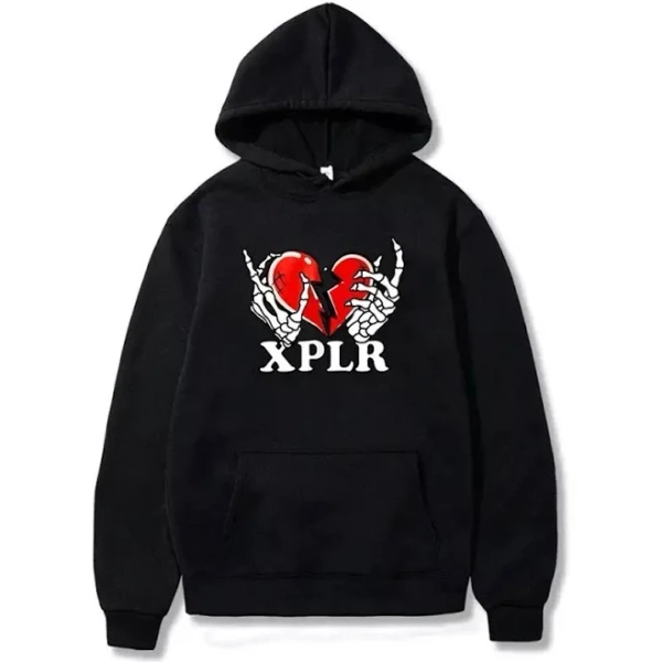 Clothes XPLR Heartbreak Hoodie Sam and Colby Merch Long...