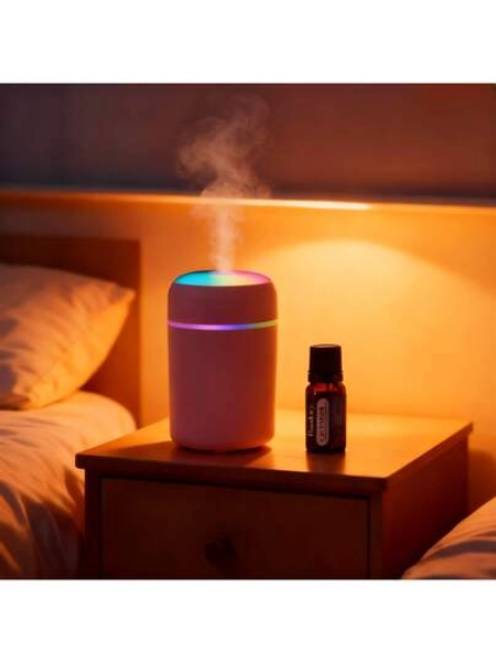 DOVVEE Mini Apple-Style Humidifier, Home Office Air Purifier, Essential Oil Diffuser Humidifier With LED Light
