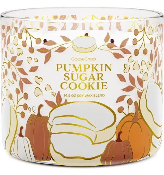 Goose Creek Pumpkin Sugar Cookie Scented Candle