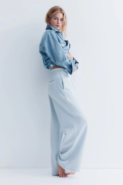 Wide-Leg Joggers - Light blue - Ladies | H&M US