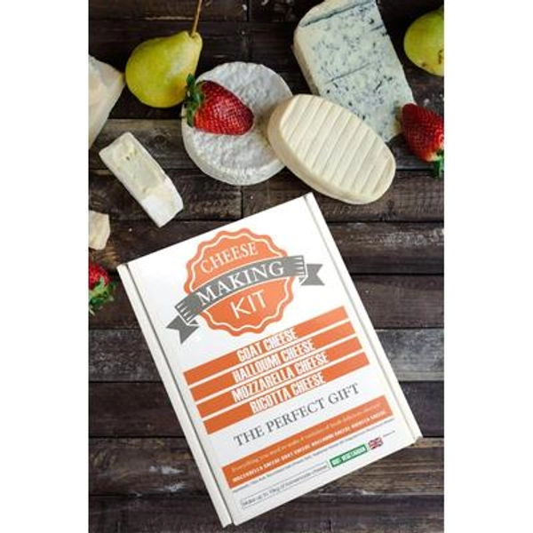DIY Gift Cheese Making KIT Makes 4 Different Cheeses Goat-Halloumi-Mozzarella-Ricotta