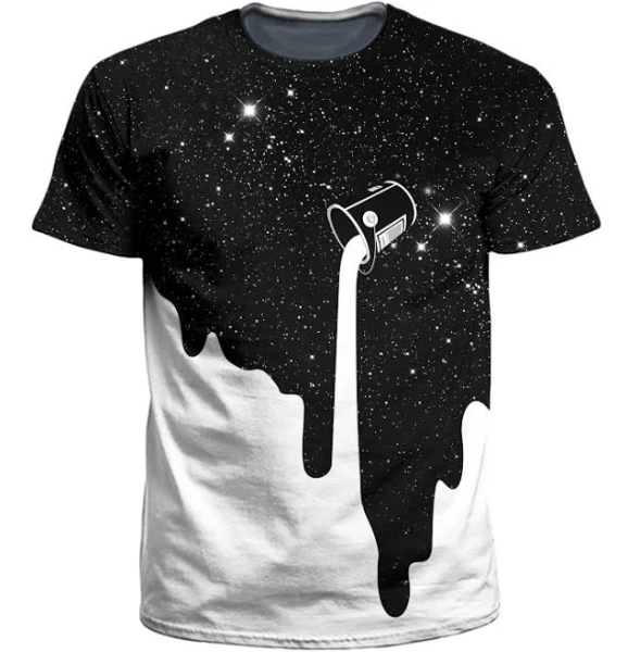 On Cue Apparel Men's Dripping Space T-Shirt