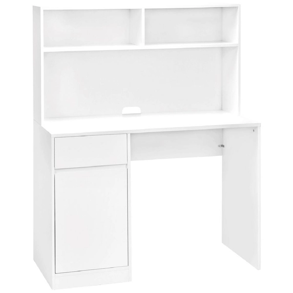Newton Hutch Storage 1100mm Desk White