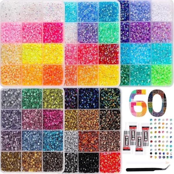 Bedazzling Kit for 60 Colors Rhinestones