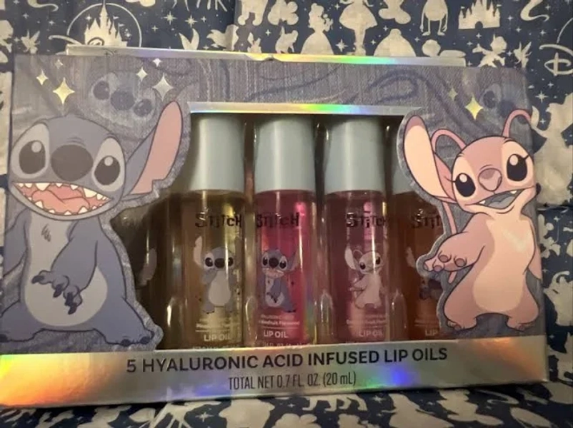 Disney Stitch & Angel 5 Infused Lip Oils