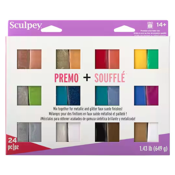1.4lb. Sculpey® Premo™ & Soufflé™ Oven-Bake Clay