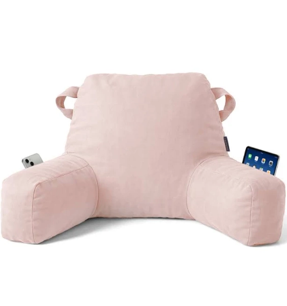 AHB Comfy Backrest Pillow with Pockets