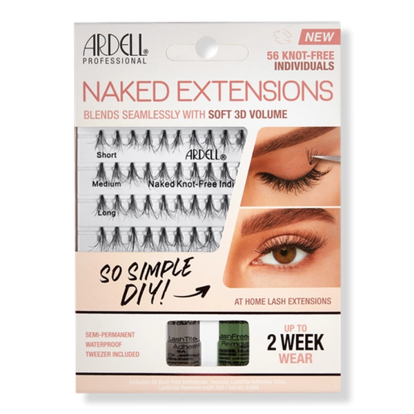 Naked Extensions Kit, Combo Individual Lashes