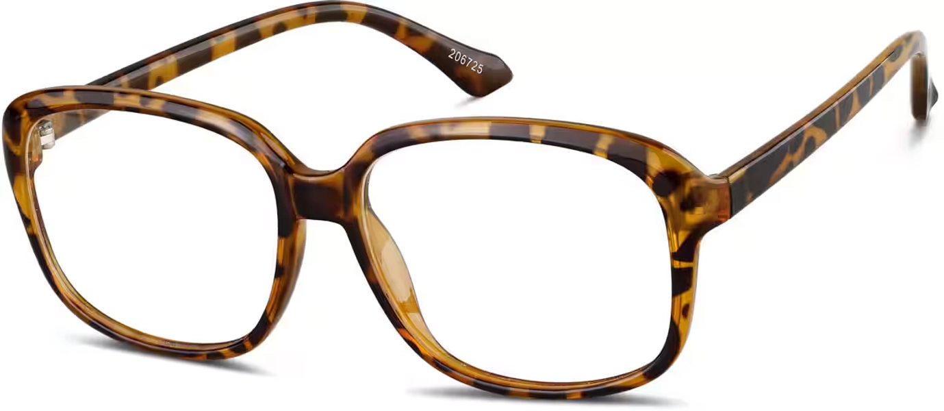 206725 Flexible Plastic Full-Rim Frame