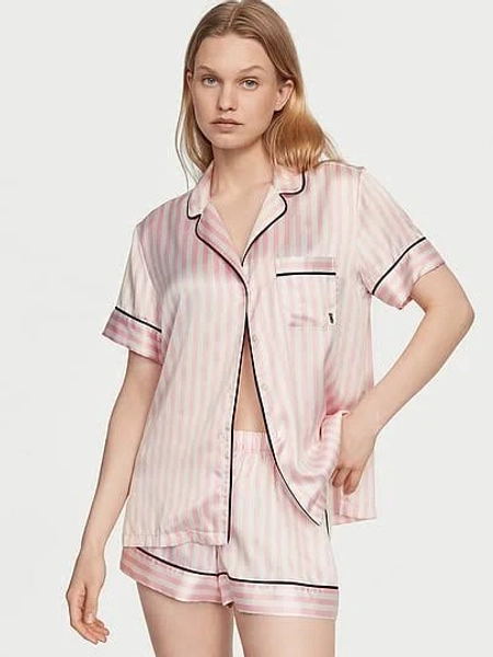 Victoria's Secret Women's Glazed Satin Pajama Set