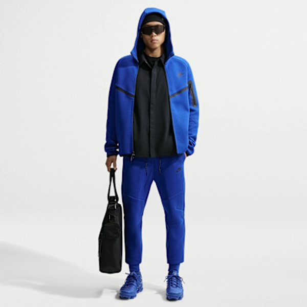 Nike Tech Men's Fleece Joggers - Old Royal/Black - Size XS