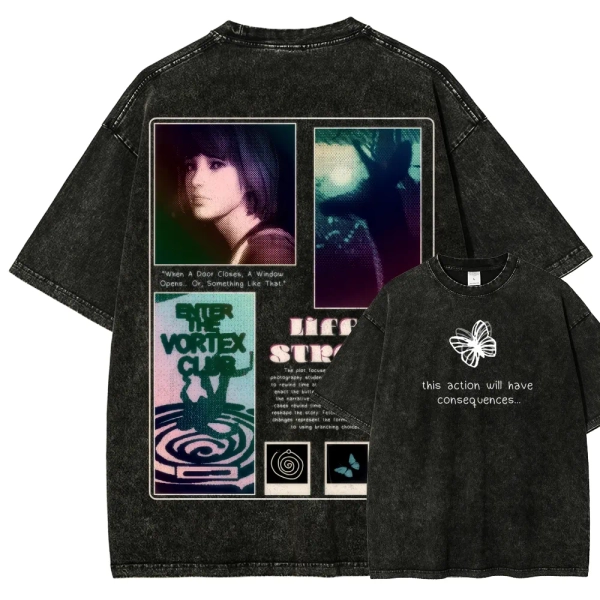 Life Is Strange Unisex Fit Washed T-Shirt 2512019214
