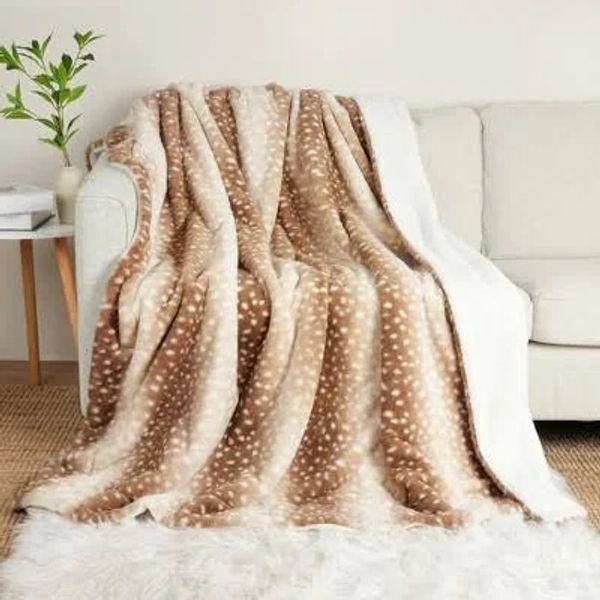 Cozy Bliss Faux Fur Throw Blankets