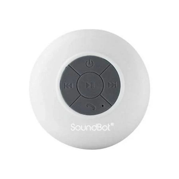 Soundbot SB510 HD Water Resistant Bluetooth Shower Speaker Handsfree Portable Speakerphone with Built-in Mic
