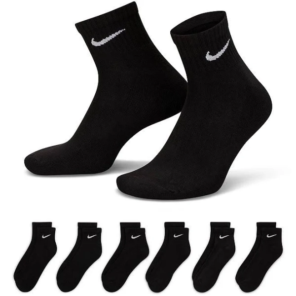 Nike 6-Pairs Cushioned Ankle Socks