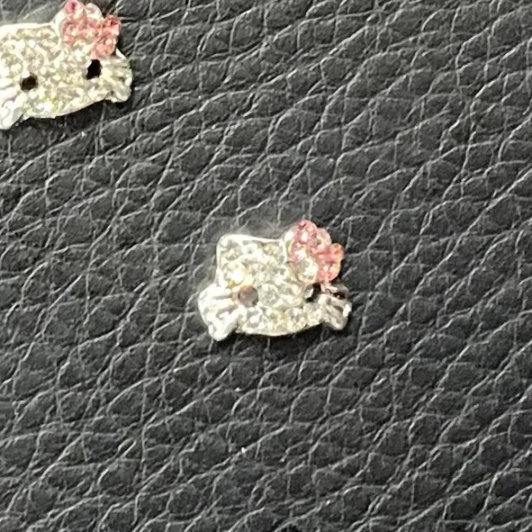 Hello Kitty Nail Charm | SILVER | BAG OF 20 PCS #07 LIGHT PINK