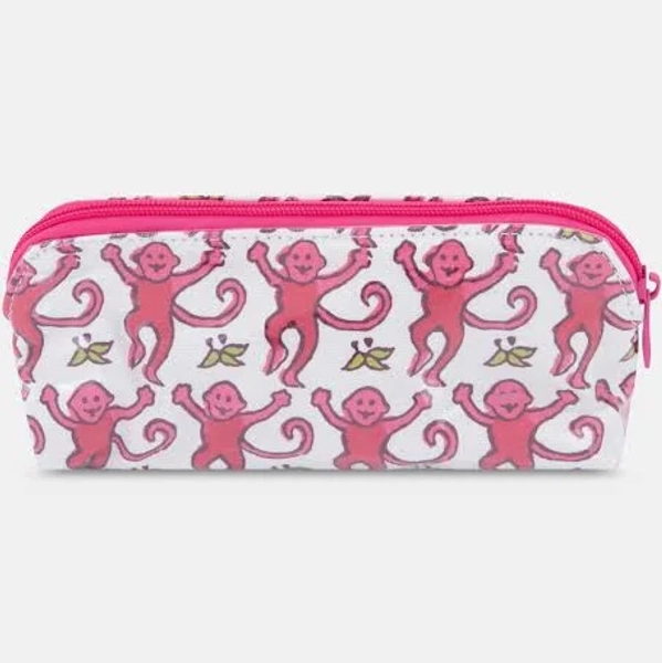 Roller Rabbit Monkey Makeup Bag
