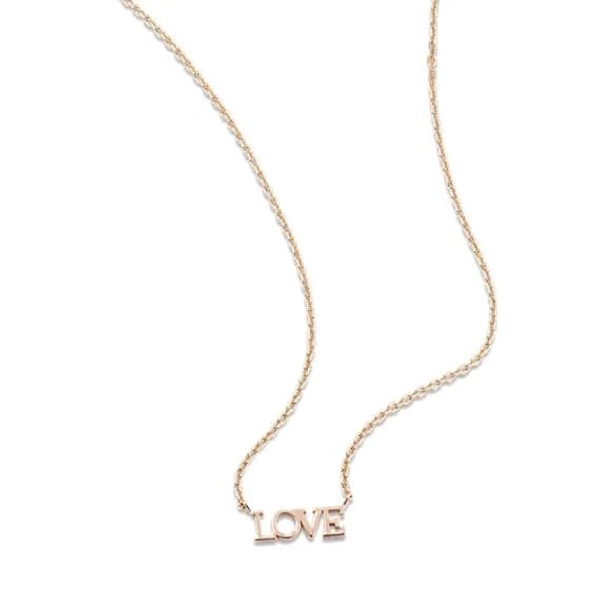 14K Love Necklace